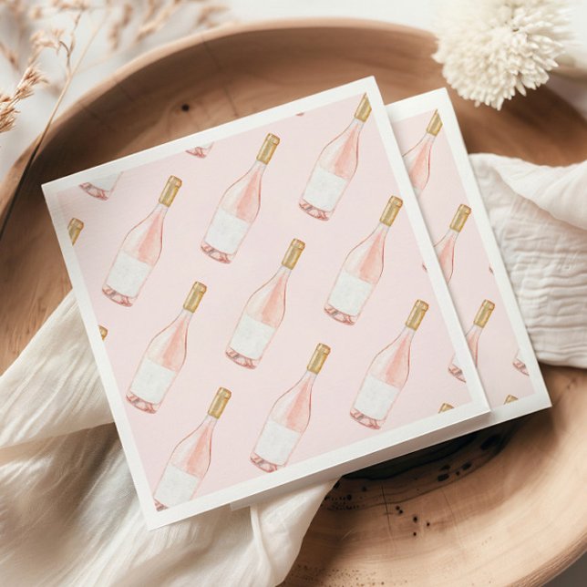 Pink Champagne Brautparty Junggeselinnen-Abschied Serviette (Von Creator hochgeladen)