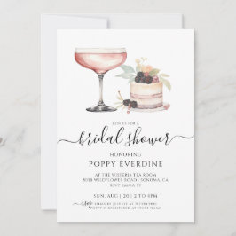 Pink Champagne Bridal Dusche Einladung