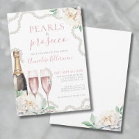 Pink Champagne Floral Brautparty