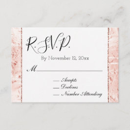 Pink Champagne Rose Glam Sparkle UAWG Begleitkarte