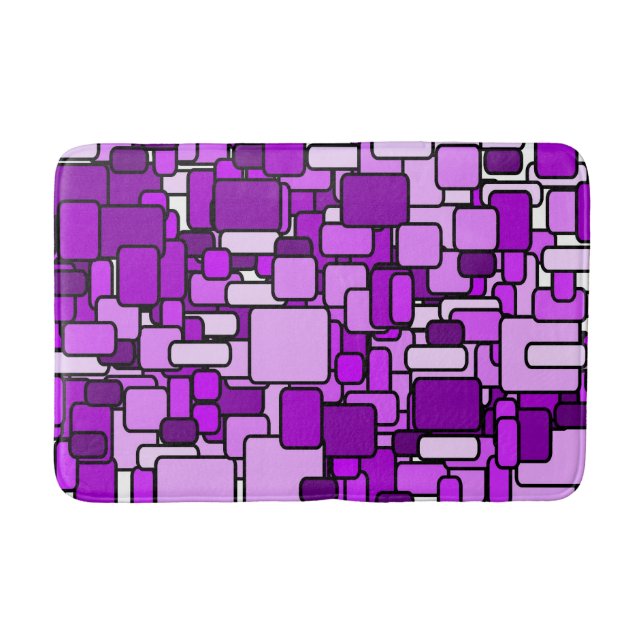 Pink Chaos Badematte (Vorderseite)