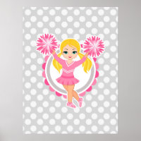 Pink Cheerleader Blonde - Niedlich Cheer
