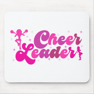 Pink Cheerleader Football USA Sport Mousepad