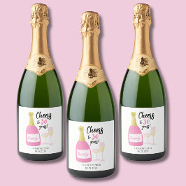 Pink Cheers bis 30 Jahre blubbly 30. Geburtstag Pa