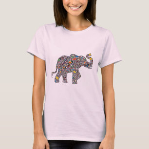 Pink Cheetah Elephant T-Shirt