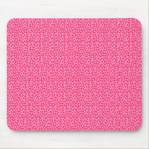 Pink Cheetah Leopard Print Mousepad