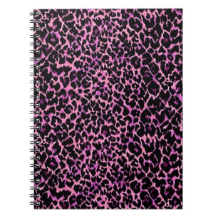 Pink Cheetah Pattern Notizblock