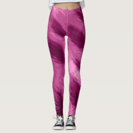 Pink Cheetah Print Women Leggings