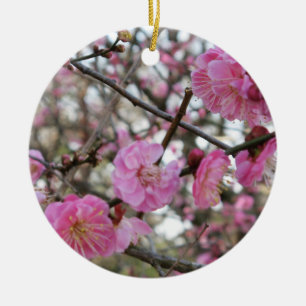 Pink Cherry Blosm / Sakura / ラ(桜) Keramik Ornament