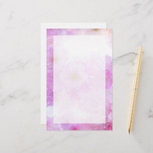 Pink Cherry Blossom Blume Foto Briefpapier
