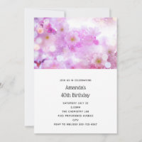 Pink Cherry Blossom Blume Foto Geburtstag