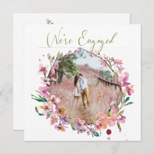 Pink Cherry Blossom Blütenblätter Verlobung hinzuf