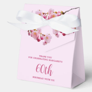 Pink Cherry Blossom Danke für die Geburtstagsfeier Geschenkschachtel