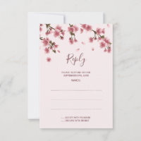 Pink Cherry Blossom Hochzeitstorte