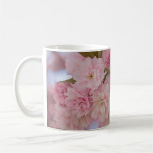 PINK CHERRY BLOSSOM IN NAH-OBEN-FOTOGRAFIE KAFFEETASSE