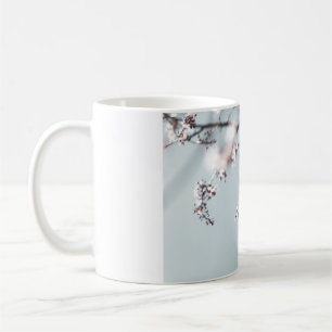 PINK CHERRY BLOSSOM IN NAH-OBEN-FOTOGRAFIE KAFFEETASSE