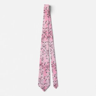 Pink Cherry Blossom Krawatte