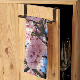 Pink Cherry Blossom Küche Handtuch