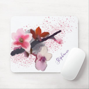 Pink Cherry Blossom  Mousepad