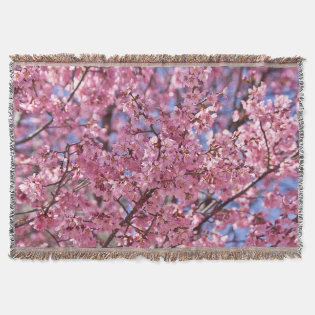 Pink Cherry Blossom Sky Decke (Vorderseite)