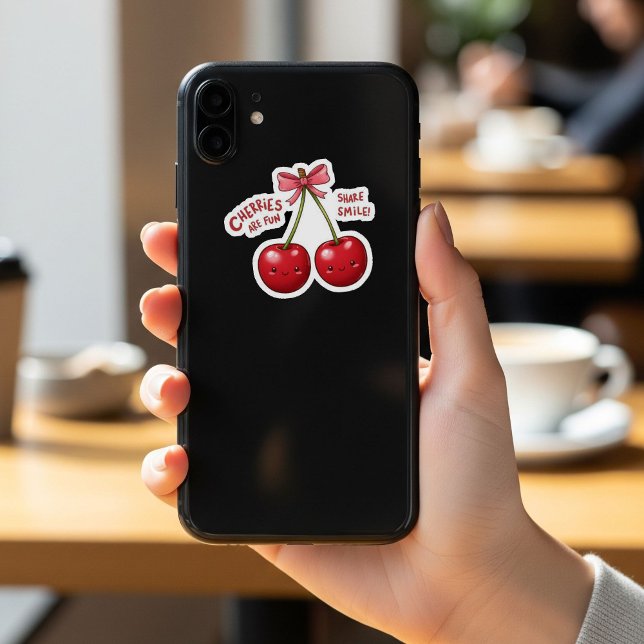  Pink Cherry Coquette Sticker | Girly Kindle  (Von Creator hochgeladen)