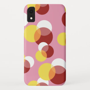 Pink Chic Geometric Polka Dots Muster Case-Mate iPhone Hülle