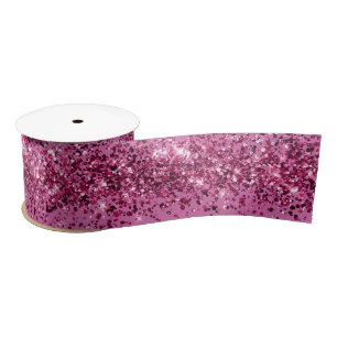 Pink Chic Glitzer Sparkle Satinband