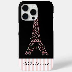 Pink Chic Paris Eiffel Tower Case-Mate iPhone Hülle