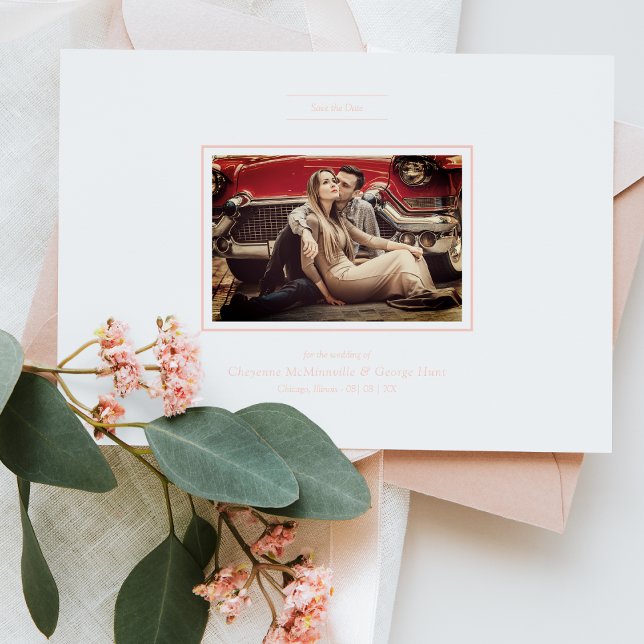 Pink Chic Sophisticated Minimalist Photo Wedding (Von Creator hochgeladen)