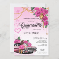 Pink Chicana Lowrider Chola Quinceanera