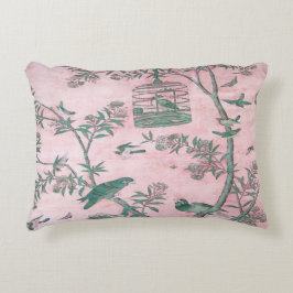 Pink Chinoiserie Akzent Kissen