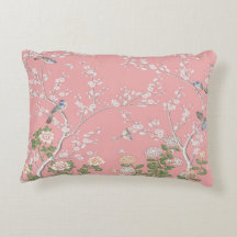 Pink Chinoiserie Akzent Kissen