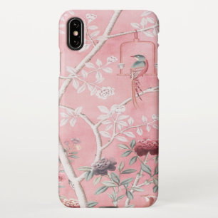 Pink Chinoiserie Bird Floral Elegant iPhone Hülle