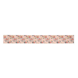 Pink Chinoiserie Blanche Satinband
