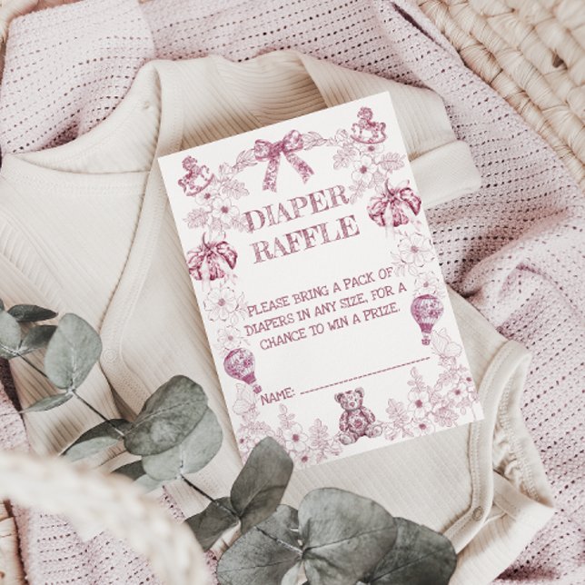 Pink Chinoiserie Blumenspülung Windschutzscheibe W Begleitkarte (Von Creator hochgeladen)