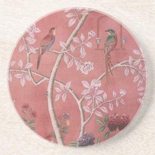 Pink Chinoiserie Getränkeuntersetzer