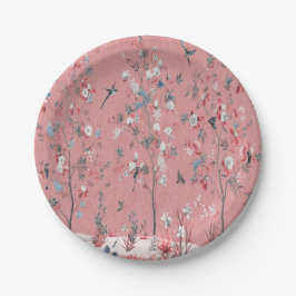 Pink Chinoiserie Pappteller
