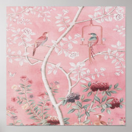 Pink Chinoiserie Poster