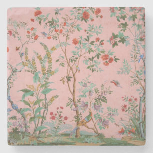 Pink Chinoiserie Steinuntersetzer