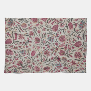 Pink Chintz Blume Boho Cottagecore Geschirrtuch