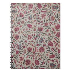 Pink Chintz Blume Boho Cottagecore Notizblock