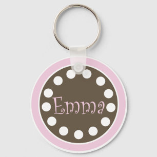 Pink Chocolate Keychain "Emma" Schlüsselanhänger