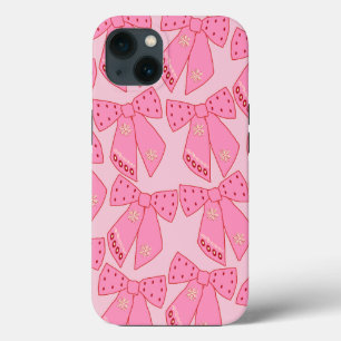 Pink Christmas Bows Case-Mate iPhone Hülle