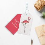 Pink Christmas Flamingo Beach Custom Geschenkanhänger<br><div class="desc">Fügen Sie Ihren Urlaubsgeschenke eine Touch Küstensteleganz hinzu mit diesem fröhlichen Weihnachtsgeschenk-Tag. Dieses Tag wurde mit einer niedlichen, einfachen Strandästhesie gestaltet und weist ein farbenfrohes tropisches Rosa Flamingo in elegantem Aquarell-Stil auf. Die Kombination aus minimalistisch klaren Linien und einer delikaten Kalligraphie in der Schriftzypografie schafft ein perfektes Gleichgewicht von moderner...</div>