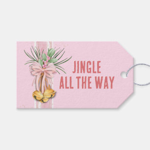 Pink Christmas Jingle Bells Personalisiertes Gesch Geschenkanhänger