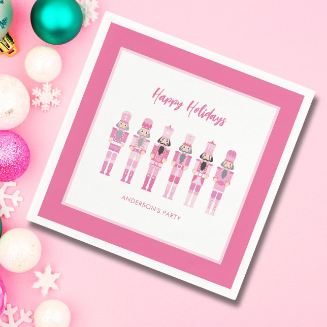 PINK CHRISTMAS NUTCRACKER SERVIETTE (Von Creator hochgeladen)