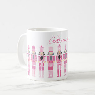 PINK CHRISTMAS NUTCRACKERS KAFFEETASSE