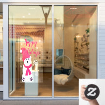 Pink Christmas Polar Bear