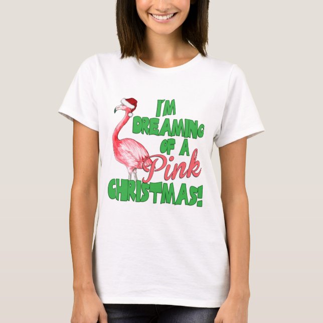 Pink Christmas T-Shirt (Vorderseite)