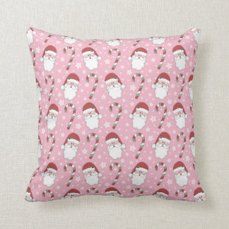 Pink Christmas Throw Kissen